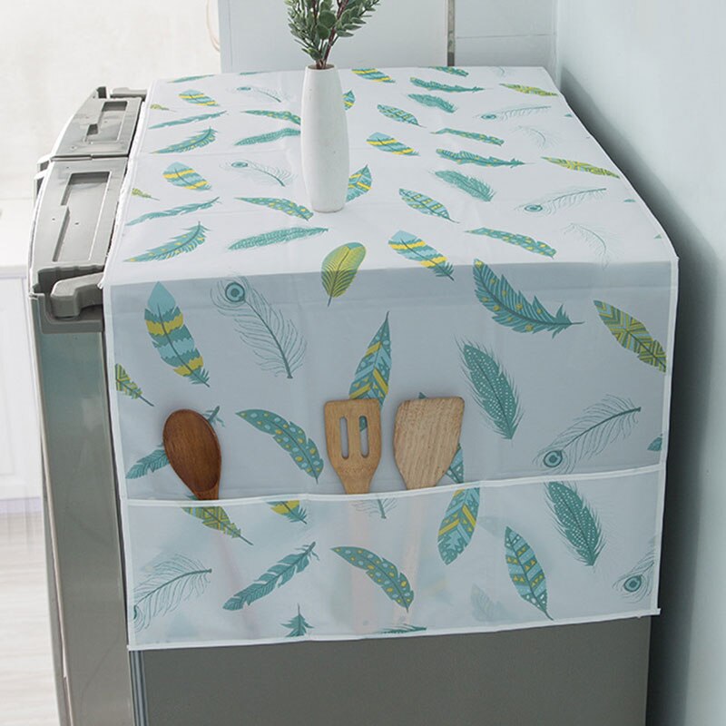 Anti-dust Waterproof Oil-proof Refrigerator Fridge Cover (Random Design)Made in china - Image 3