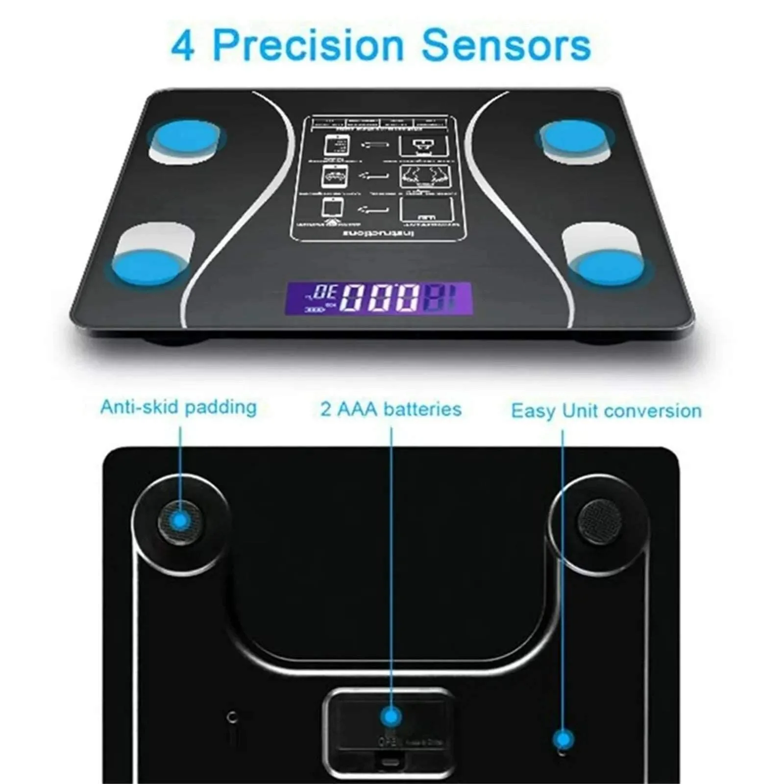 Smart Wireless Bluetooth Digital Weight Scale - Image 4