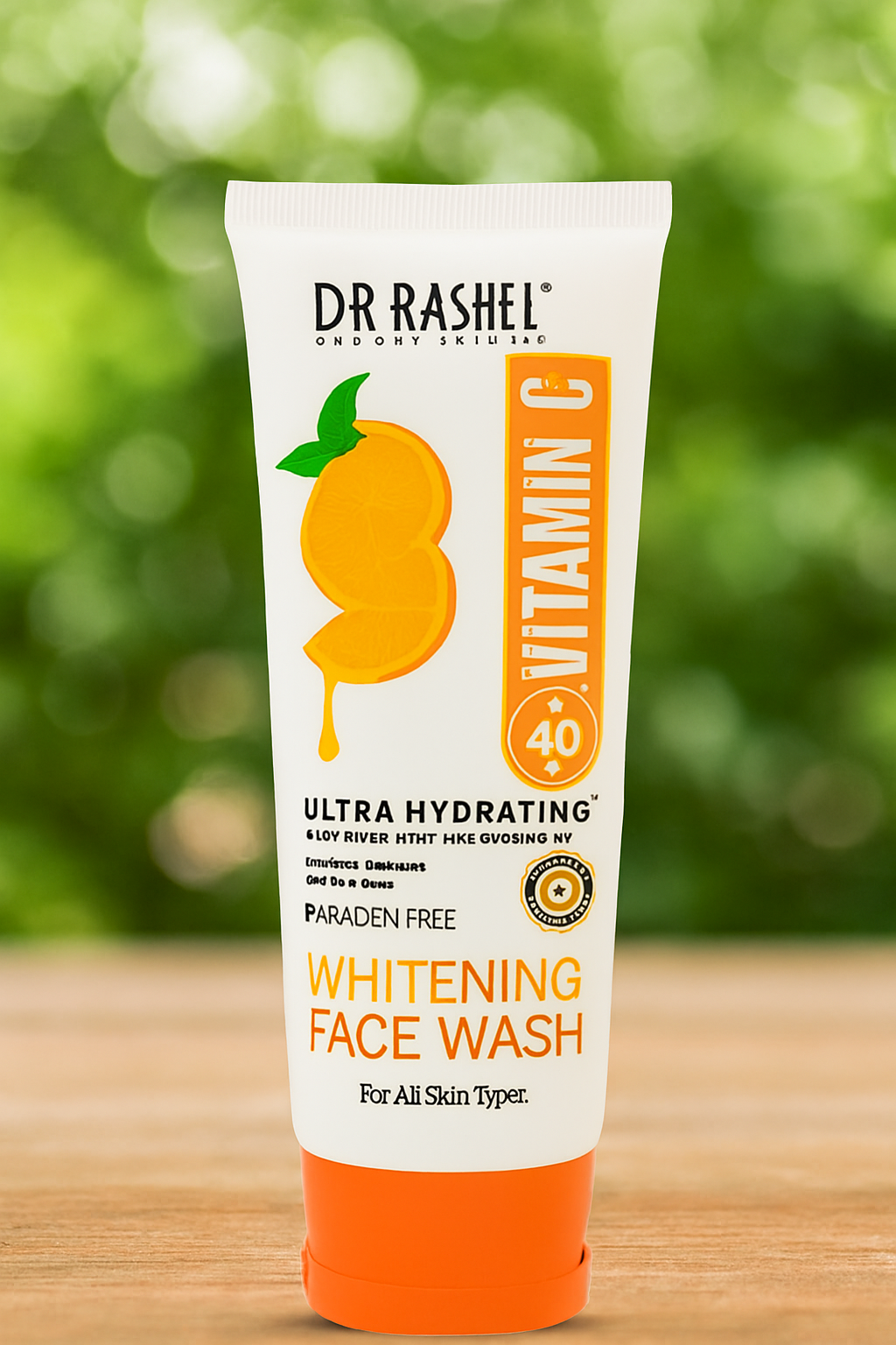 Dr Rashel Vitamin C Ultra Hydrating Whitening Face Wash – Brightening & Moisturizing Cleanser, 100ml (1 Pc) - Image 4