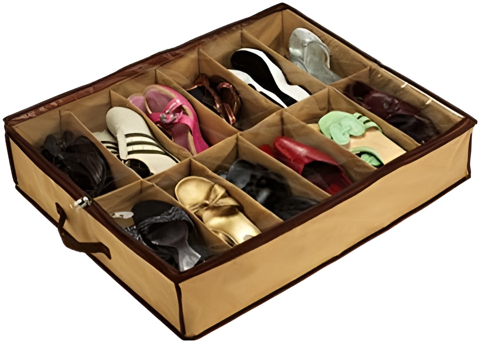 Shoe Organizer Closet/Under Bed Storage | Shoe under best quality imported with box - Image 4