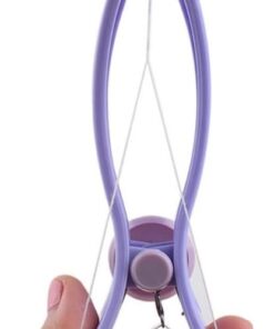 Eyebrow Threading Tool – Modern Plastic Cotton Facial & Body Hair Remover for Women - Random Color