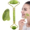 Flawless Jade Roller With Guasha (Marble Stone) Stimulates healthier skin - Image 5