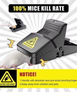 Durable Mouse Trap Pack Of 3 – Reusable Rodent Catcher For Home