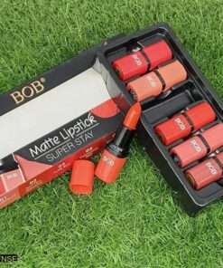 Pack of 6 Bob Super Stay Matte Lipstick Set | Best Quality Matte Lipsticks for Women (random shades)
