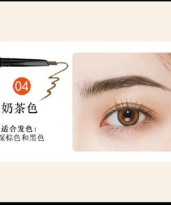3 In 1 Eyebrow Pencil Brush And Razor Comfortable Use Smooth Application Compact Design For Daily Grooming Needs
