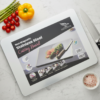Marble Cutting Board Slab with Pure Stainless Steel Fitting – Non-Magnetic | 30 x 40 cm - Image 2