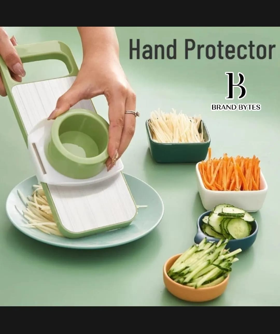 5-in-1 Multi-Functional Vegetable Slicer & Grater – Adjustable Mandoline Cutter - Image 2