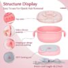 Portable Foldable 400ML Silicone Wax Warmer – Travel-Friendly Hair Removal Heater For Body & Spa Use | Random Color - Image 2