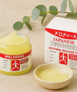 MELODINE Japanese Soothing Massage Gel – Muscle & Joint Pain Relief Cream For Shoulder