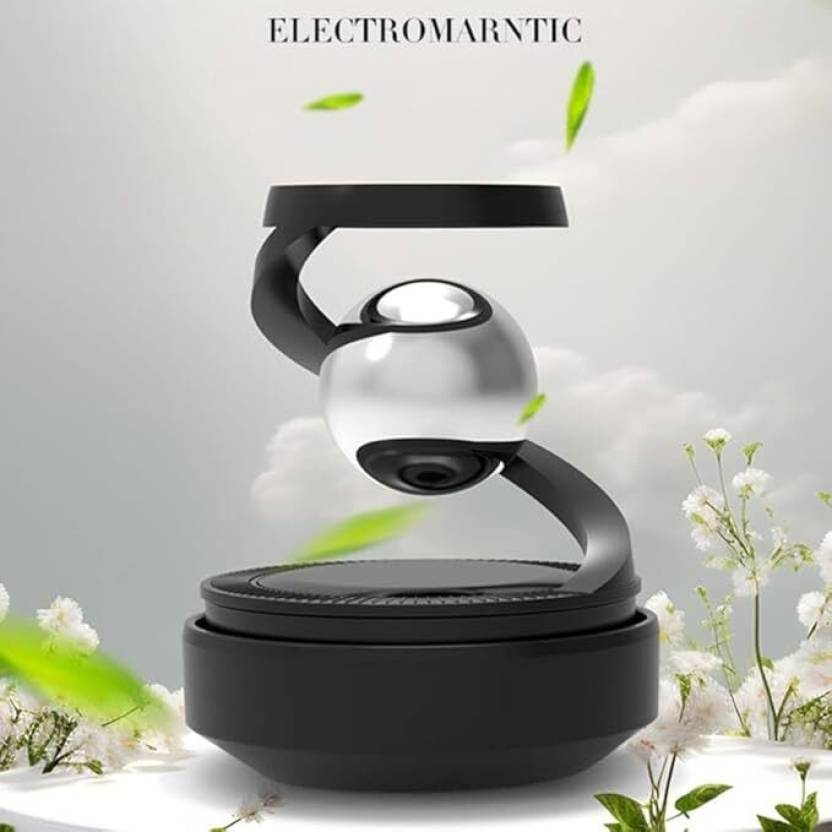 Star Solar Powered Levitating Ball Air Freshener for Car Dashboard, Aesthetic Car Decor | Best Quality ( Random Color ) - Image 5
