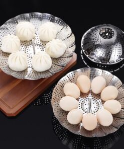 304 Stainless Steel Folding Steamer Tray Steam Rack Steam