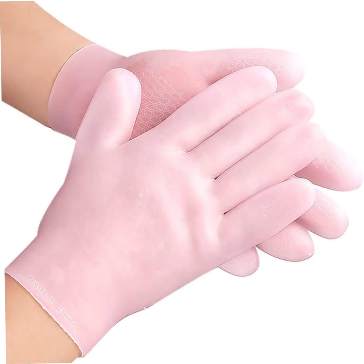 Silicone Gel Spa Gloves For Dry Cracked Skin