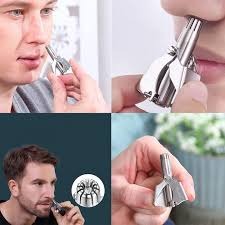 Alternative view of Mini Portable Stainless Steel Nose Hair Trimmer | Manual Grooming Tool | Safe & Durable