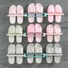 3 In 1 Shoes Rack Wall Mounted Folding Slippers Shoes Bathroom Towel Hanger Organizer Rack in House Shoes Stand Hanging Shelf Rack Holder for Multipurpose use(random color) - Image 3