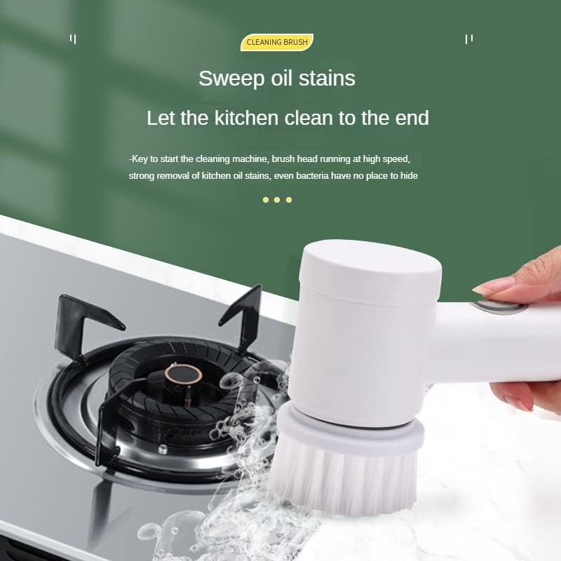 Magic Brush Wireless Battery Cleaning Brush Bathtub Tile Professional Cleaning Brush Rechargeable - Image 3