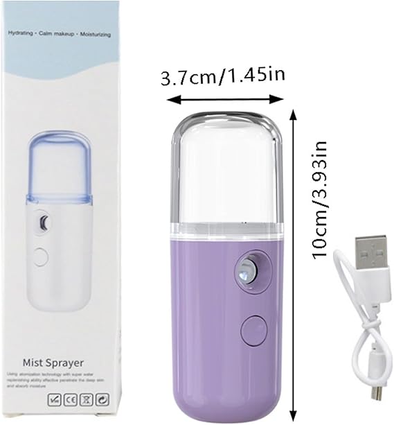 30ml Handy Atomization Machine Face Moisturizing Hydration USB Charging (random color)