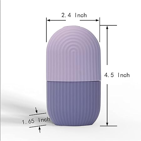 Ice Face Roller Comfortable to Grip Skin Care Beauty Ice Face Roller Mold- (Random Color) - Image 4