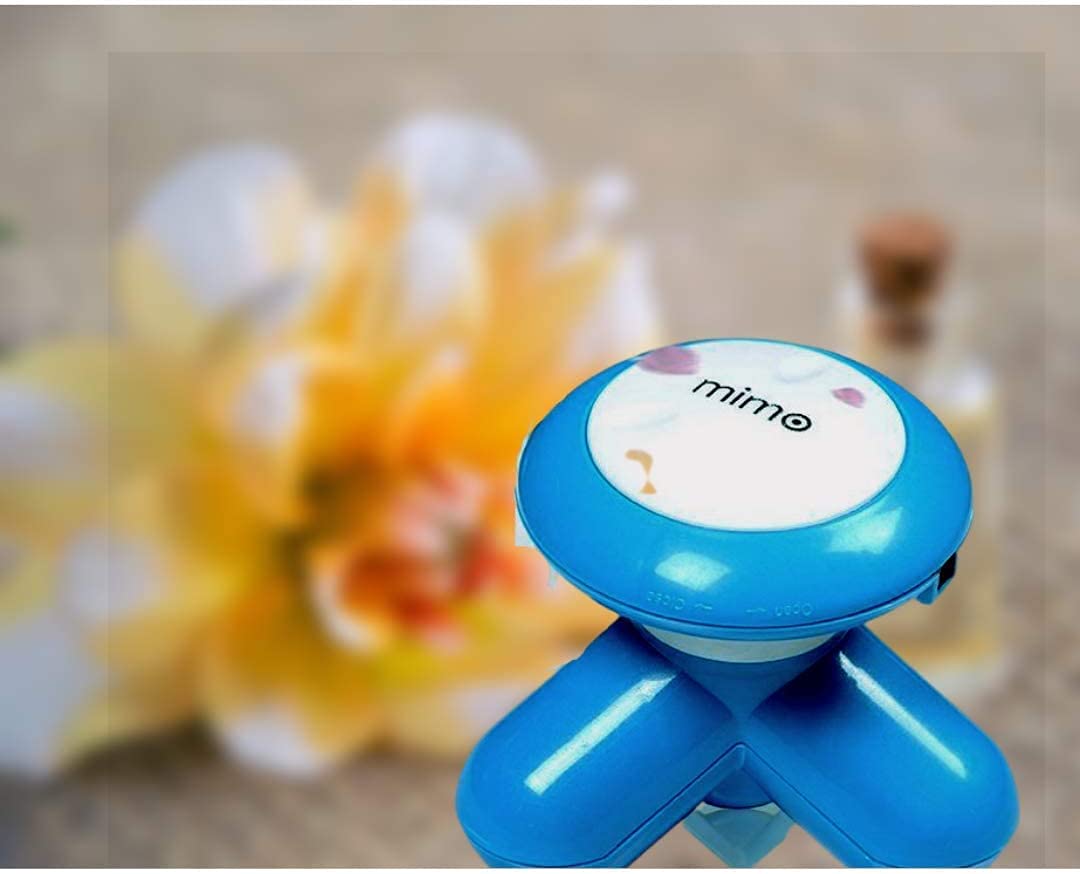Portable Mini Mimo Massager Cell Operated Handheld Body Massager Without Cell ABS Material - Random Color - Image 2