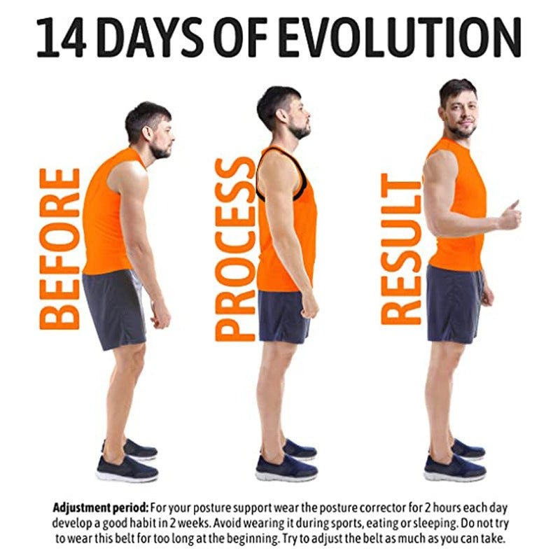 Adjustable Body Posture Corrector Belt – Back & Shoulder Support Brace for Men and Women | Spine Alignment & Pain Relief - Image 4