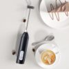 Wireless Milk Frother Electric Type C Handheld Blender Stainless Steel Mini Coffee Maker Whisk Mixer For Daily Kitchen Needs - Image 2