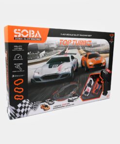 Alternative view of Soba Top Turbo: Professional 1:43 Scale High-Speed Slot Car Racing Championship Set