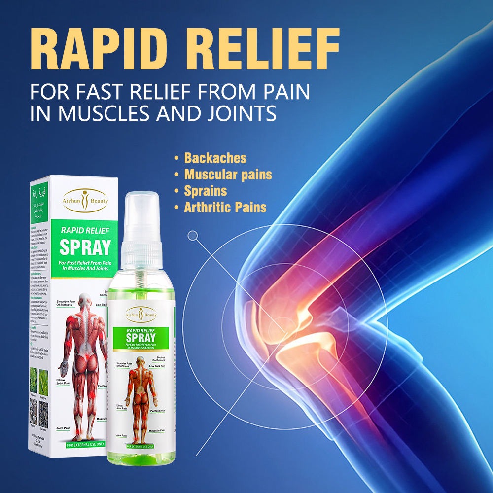 Aichun Beauty Joint Pain Relief Muscle Rapid Relief Spray Fast Absorbing Perfect Choice For Daily Care - 100ML - Image 3