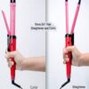 2 in 1 Nova Hair Straightener and Curler Hair Straightener + Curler Versatile Styling Tool for Straightening and Curling Hair