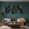 3 Pc Marble Design Phototiles Wall Art Set | Elegant Self?Adhesive | Premium Smooth Finish | Size 8x11 - Image 2