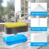2-in-1 Soap Pump Dispenser with Sponge Holder – Kitchen Sink Liquid Soap Dispenser for Easy Dishwashing (Without Sponge) - Image 4