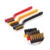 Gas Stove Cleaning Wire Brush Kitchen Tool Metal Fiber Brush – Set of 3 Brush - Image 4