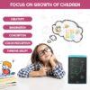 8.5 inch Writing Pad LCD Tablet For Kids single color LCD (random color ) - Image 3