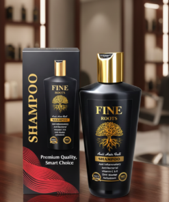 Fine Roots Anti Hair Fall Shampoo Providing Gentle Care Nourishing Formula Strengthening Quality Everyday Use