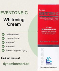 Eventone-C Cream with L-Glutathione & Vitamin C | Advanced Skin Brightening & Anti-Pigmentation Cream for Even