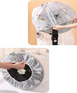 Peva Material Universal Electric Fan Dust Cover Prevent Aging Of Fan Blades Circular Electric Fan Sleeve Electric Fan Cover(random design )