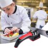 Kitchen Helper Three-piece Knife Sharpener Set With a Knife Ceramic peeler