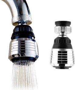 Multifunctional 360° water Faucet Kitchen Sink Faucet Sprayer Water Saving Aerator 360 Degrees Rotatable