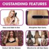 Hair Straightening Comb/Brush, Curling Comb Dual-Purpose Hair Straightener Styling Comb, Splint Does Not Damage The Inner Buckle for Professional Salon at Home (Random colors) - Image 4