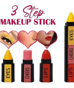3 in 1 Eyes Cheeks Lips (Lipsticks)