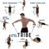 11 Piece Power Resistance Band Set Strength Training Yoga Sports Fitness Band Equipment for Men and Women