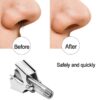 Manual Stainless Steel Nose & Ear Hair Trimmer - Painless, Battery-Free Precision Personal Grooming Tool with Cleaning Brush (Without Box) - Image 4