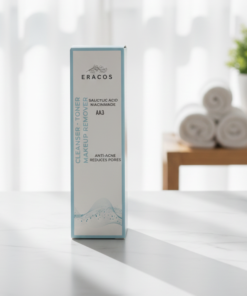 Eracos AA3 Cleanser Toner Makeup Remover Gentle Formula Clears Impurities Removes Makeup Refreshes Skin Provides Smooth And Healthy Look - 200ml