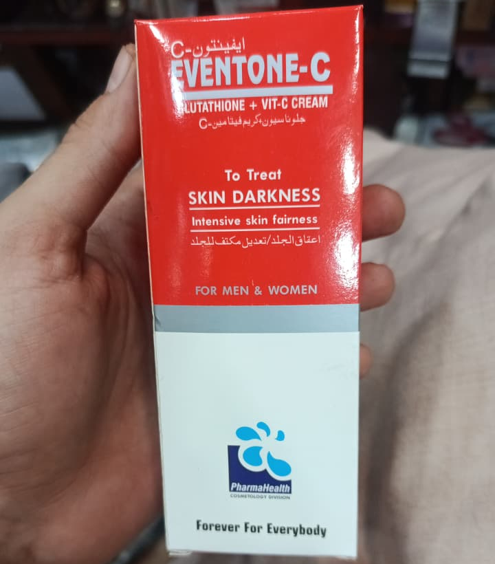 Eventone C Cream With L Glutathione And Vitamin C Advanced Skin Brightening And Anti Pigmentation Formula - 30ML - Image 3