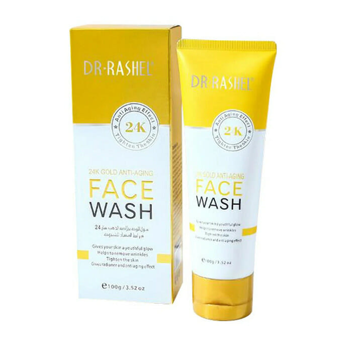 Dr.Rashel 24K Gold Anti-Aging Face Wash 100G - Image 2