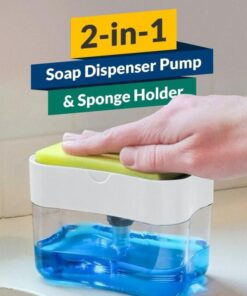 2-in-1 Soap Pump Dispenser – Kitchen Sink Liquid Soap Dispenser (Without Sponge)