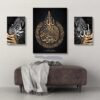 3-Piece Wall Art Frame Set – 2 Small (8x11) & 1 Large (12x16) Decorative Frames with Double Tape for Easy Wall Mounting – Modern Home Decor