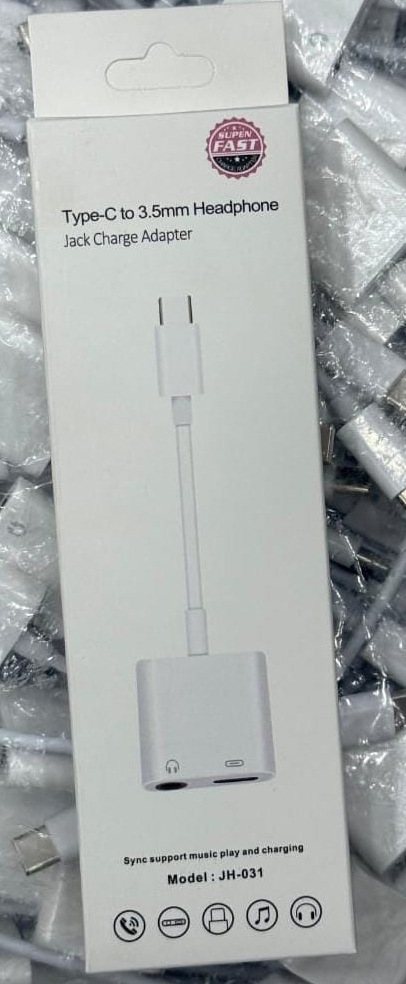 SUPEN FAST Type C To 3.5mm Headphone Jack Charge Adapter Durable Quality Easy Connectivity (Random Color) - Image 4