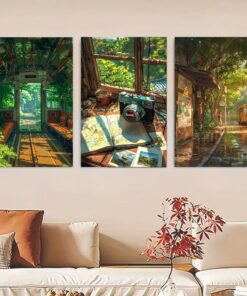 Set of 3 Nature Art Wall Frames – Room Decoration