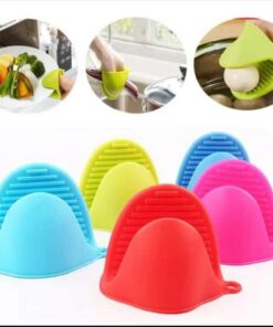 1 Pair Silicone Heat Resistant Glove Clip – Non-Slip Insulation Pot & Bowl Holder