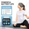2-in-1 Sports & Sleep Bluetooth Headband – Wireless Music Headphones with Built-in Mic, Elastic Eye Mask for Workout, Travel & Relaxation - Image 4