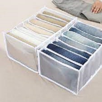 7 Grids Washable Wardrobe Clothes Organizer